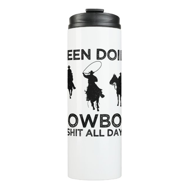 cowboy thermal tumbler (Front)