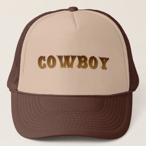 Cowboy Trucker Hat