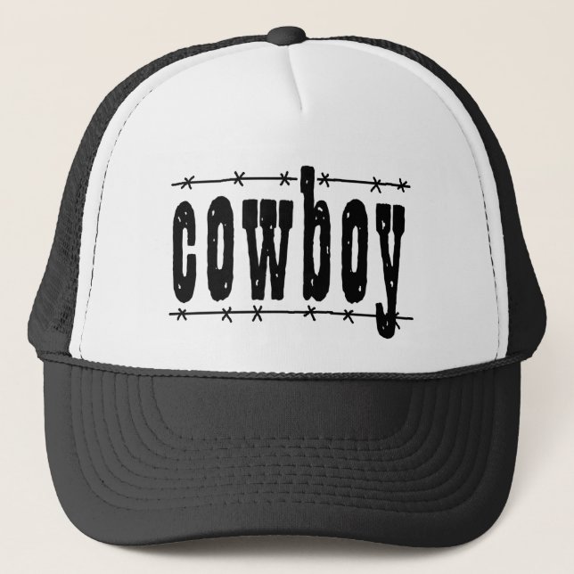 Cowboy Trucker Hat (Front)