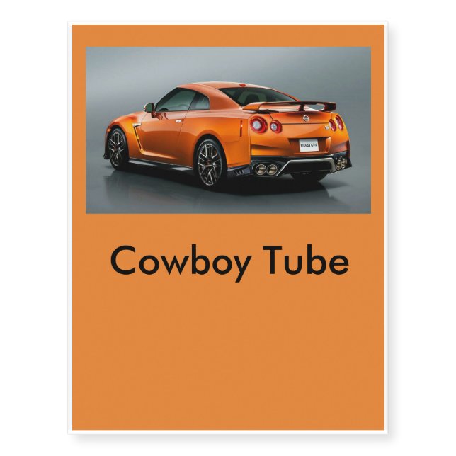 Cowboy tube tattoos (Front)