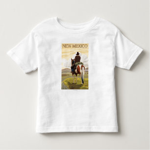Cowboy (View from Back)New Mexico Toddler T-shirt