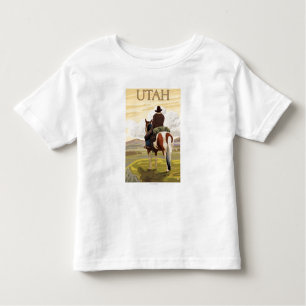 Cowboy (View from Back)Utah Toddler T-shirt