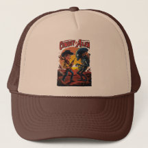 Cowboy vs Alien Trucker Hat - for Sci-Fi Fans