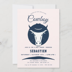 Cowboy Western Birthday Invitation