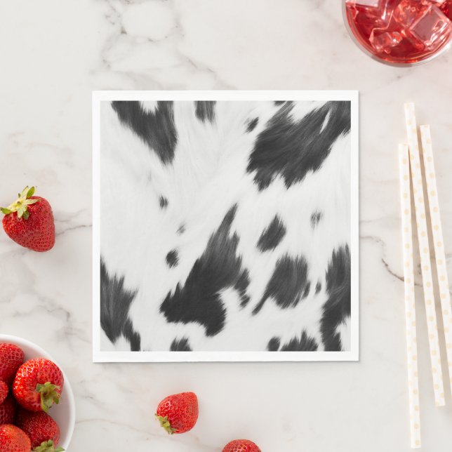 Cowboy Western Country Farm Rodeo Birthday Party Napkins (Insitu)