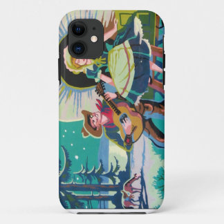 cowboy western girl paint by numbers iphone case