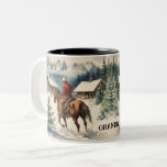 Cowboy Western Personalized Two-Tone Coffee Mug