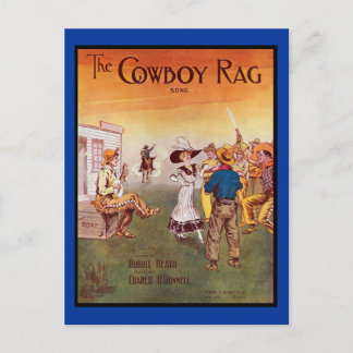 Cowboy Western Postcard