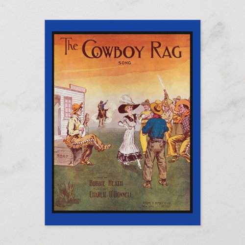Cowboy Western Postcard
