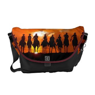 Western style messenger bag