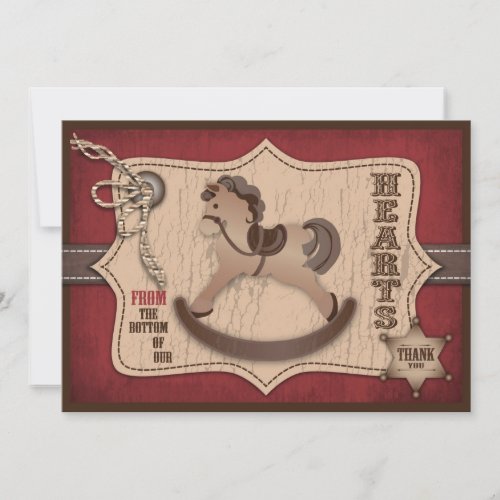 Cowboy Baby TY Card 2 Invite