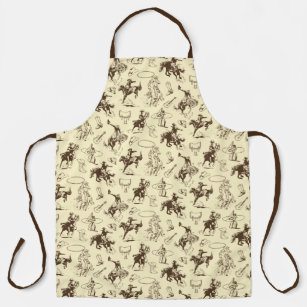 Cowboy Western Rodeo Horse Riding Roping Apron