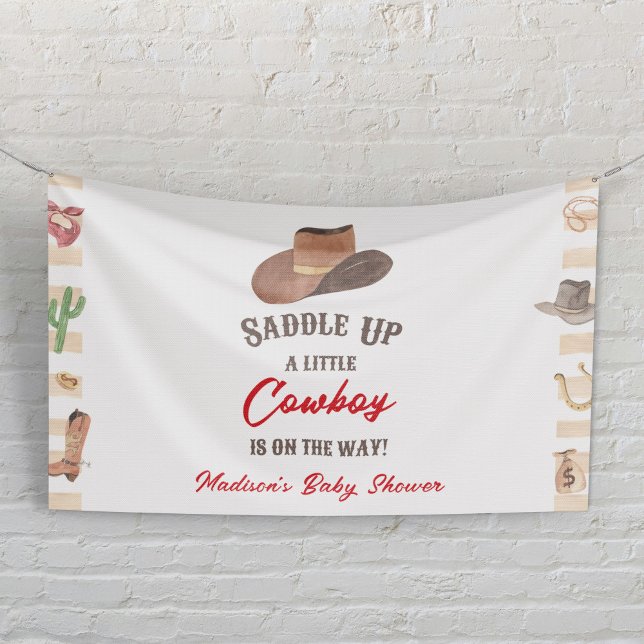 Cowboy Western Rodeo Wild West Baby Shower Banner (Creator Uploaded)