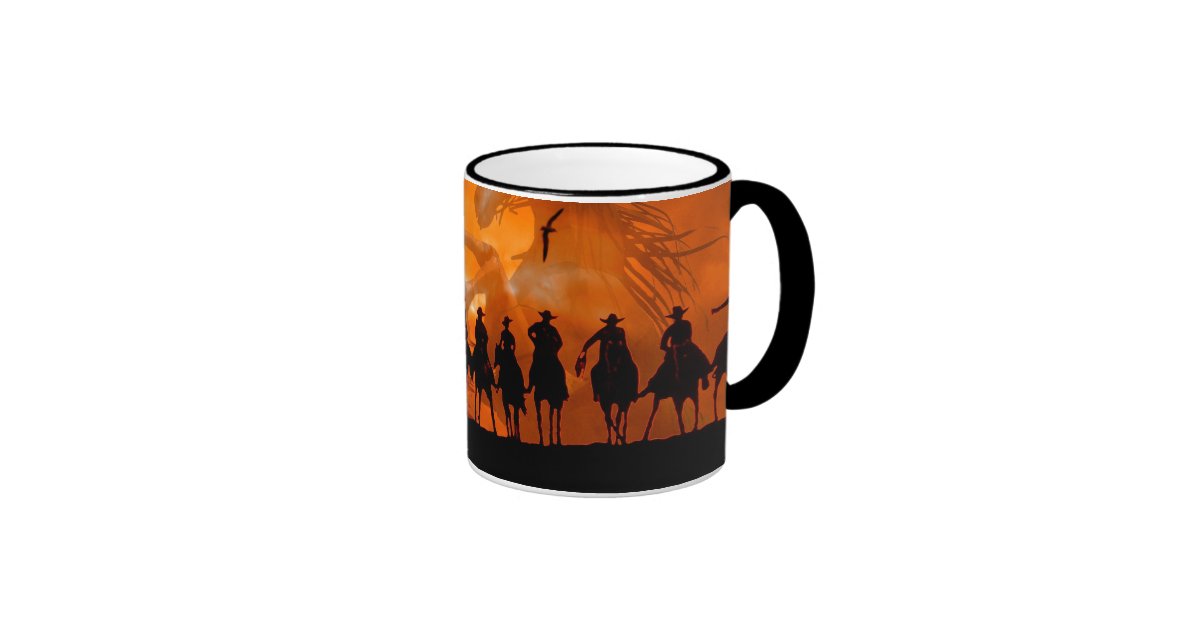 Cowboy Western Roundup Time Horse Ranch Coffee Mug | Zazzle