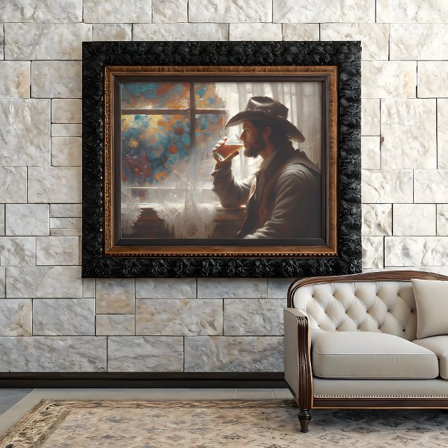 Cowboy Whiskey Window Decoupage Tissue Paper (Creator Uploaded)