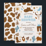 Cowboy Wild West Rodeo Ranch Baby Shower Invitation<br><div class="desc">Cowboy Wild West Rodeo Ranch Baby Shower Invitation
All designs are © PIXEL PERFECTION PARTY LTD</div>