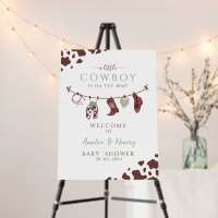 Cowboy Wild West Rodeo Western Boy Baby Shower 