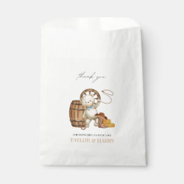 Cowboy Wild West Rustic Country Baby Shower Gift T Favor Bag