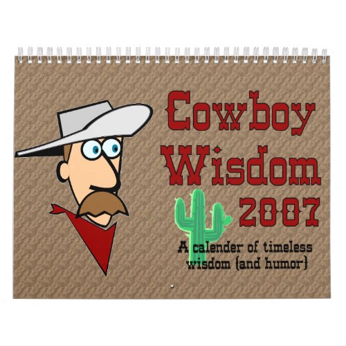 Cowboy Wisdom Calendar