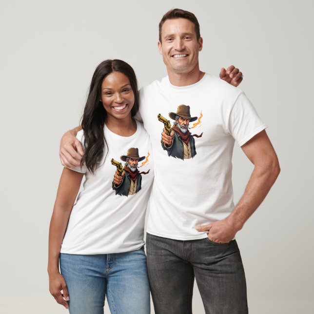 Cowboy with a Gun T-Shirt (Unisex)