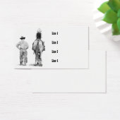 COWBOY with Girl on Horse, Riding Lesson, Pencil (Desk)