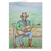 Cowboy with guitar (Front)