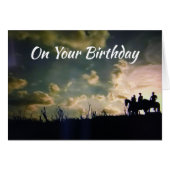COWBOYS AT DAWN FOR YOU SPECIAL **BIRTHDAY** (Front Horizontal)