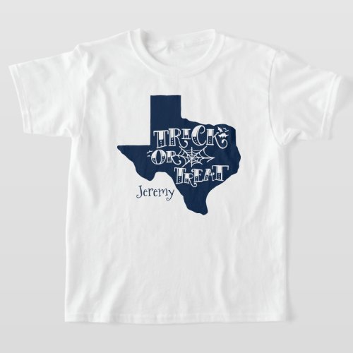 Cowboys Blue Texas Trick or Treat T_Shirt