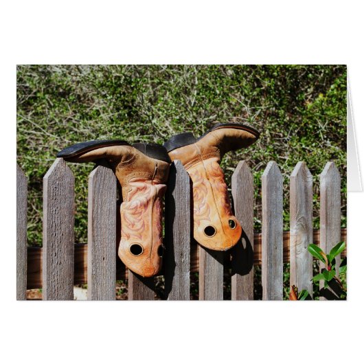 Cowboys Boots Cards (Front Horizontal)
