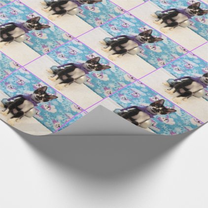 Cowboy&#39;s Christmas Dress Warm Wrapping Paper