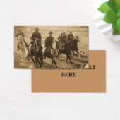 Cowboys Following Teddy Roosevelt's Train 1903 (Desk)