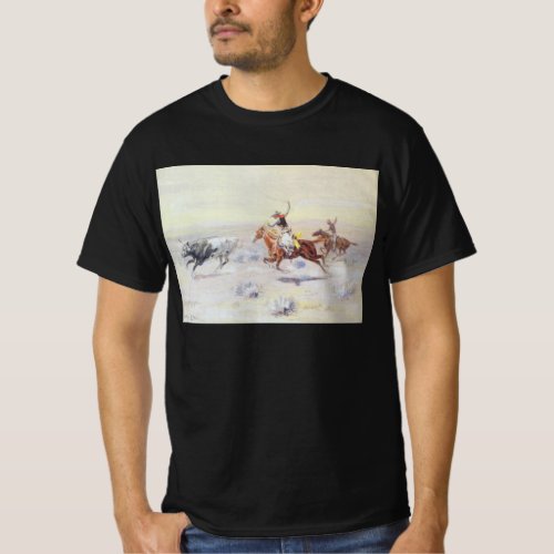 Cowboys from the Bar Triangle by CM Russell T_Shirt