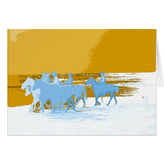 cowboys Gallop Into Life Cards (Front Horizontal)