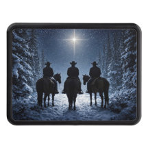 Cowboys Horses Snow North Star