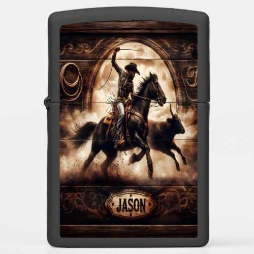 Cowboys Moonlight Ride  Zippo Lighter