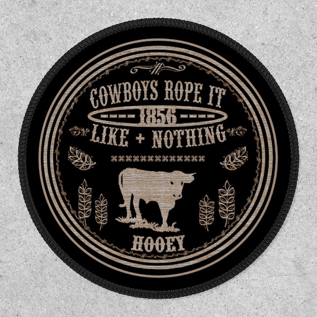 Cowboys Rope it like nothing B Patch (Front)