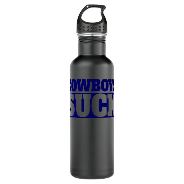Cowboys suck Classic T Shirt Stainless Steel Water Bottle (Front)
