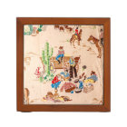 Cowboys - Vintage Wallpaper - Wild West