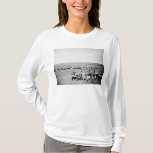 Cowboys with Cattle on the Range Photograph T-Shirt