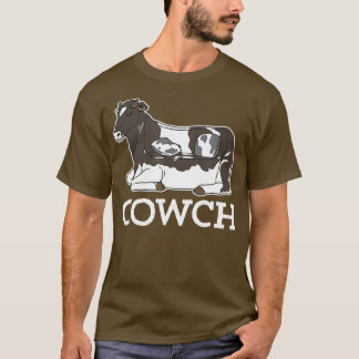Cowch Funny Cow Couch Cattle Farm Animals T-Shirt