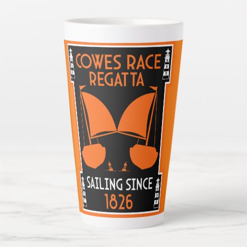 Cowes Isle of Wight Yacht Regatta Latte Mug