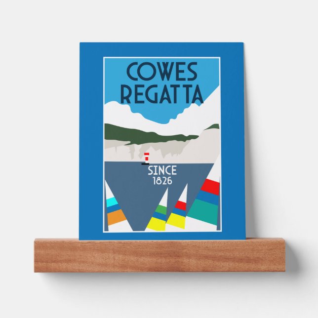 Cowes Isle of Wight Yacht Regatta Picture Ledge (Front)