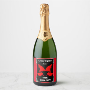 Cowes Isle of Wight Yacht Regatta Sparkling Wine Label