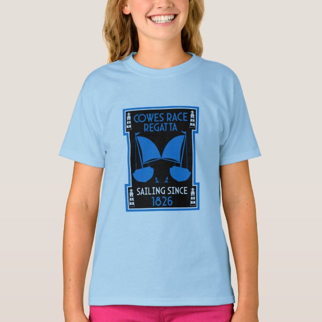 Cowes Isle of Wight Yacht Regatta T-Shirt (Front)