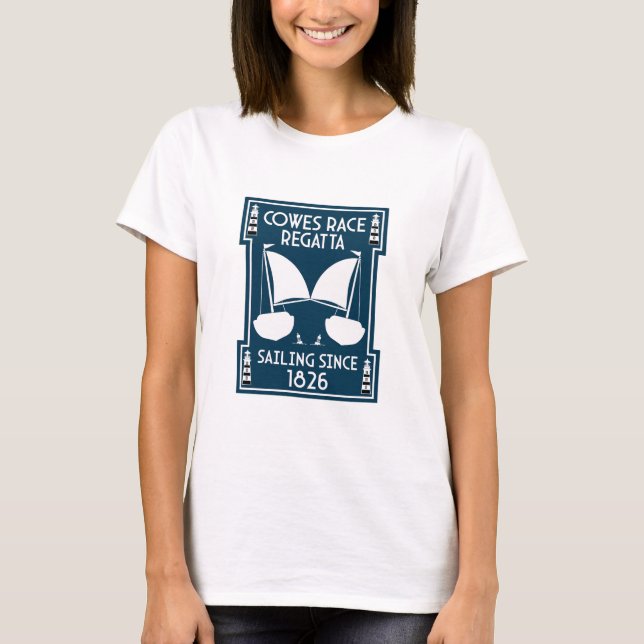 Cowes Isle of Wight Yacht Regatta T-Shirt (Front)