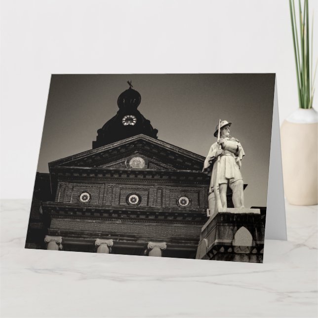 COWETA COUNTY COURTHOUSE Jumbo Greeting Card (Front)