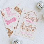 Cowgirl 30th Rodeo Birthday Invitation<br><div class="desc">Cowgirl 30th Birthday Invitation
Ready to be personalized by you!</div>