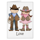 Cowgirl and Cowboy Couple in Love (Front)