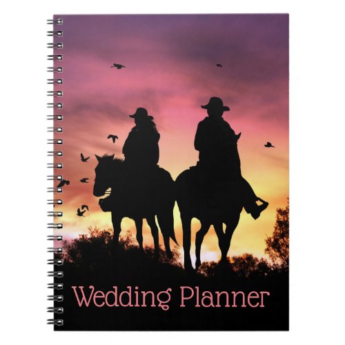 Cowgirl and Cowboy Wedding Planner Notebook