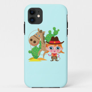 Cowgirl and Horse iPhone 11 Case
